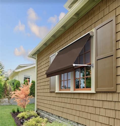 houses with metal window aweningns|window awnings interior design.